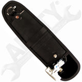 APDTY 93144 Exterior Door Handle Front LH, Rear LH Black, Smooth