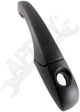 APDTY 93146 Exterior Door Handle Front LH Black, Smooth Finish, w/Thatchum Alarm