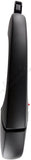 APDTY 93148 Exterior Door Handle Front RH  Black, Textured, w/Keyhole