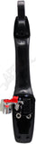 APDTY 93149 Exterior Door Handle Front RH Black, Textured, w/Keyhole