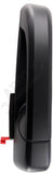 APDTY 93160 Exterior Door Handle Front RH, Rear RH Black, Textured Finish