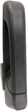 APDTY 93165 Exterior Door Handle Rear LH Black, Smooth Finish
