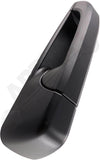 APDTY 93166 Exterior Door Handle Front RH, Rear RH Black, Smooth Finish