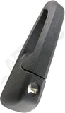 APDTY 93169 Exterior Door Handle Front LH Black, Textured Finish