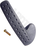 APDTY 93175 Interior Door Handle Front LH, Rear LH Gray