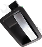 APDTY 93180 Interior Door Handle Silver Lever, Light Gray Housing