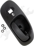 APDTY 93190 Interior Door Handle Textured Black W/o Lock