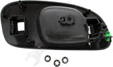 APDTY 93199 Interior Door Handle Textured Black Replaces 5102832AA, 5102839AA