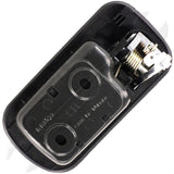 APDTY 93207 Interior Door Handle Rear LH Sedan, Black/Chrome