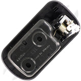 APDTY 93207 Interior Door Handle Rear LH Sedan, Black/Chrome