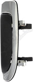 APDTY 93222 Exterior Door Handle Rear Right Chrome+Black