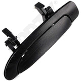 APDTY 93228 Exterior Door Handle Rear Left All Black
