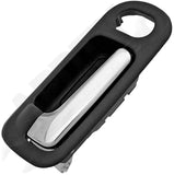 APDTY 93315 Interior Door Handle Front LH Sedan, Black/Chrome