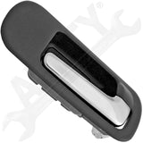 APDTY 93318 Interior Door Handle Front RH Sedan, Black/Chrome