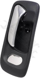APDTY 93323 Interior Door Handle Front LH Chrome + Gray