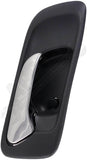 APDTY 93324 Interior Door Handle Front RH Chrome + Gray