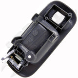 APDTY 93325 Interior Door Handle Rear LH Gray/Chrome