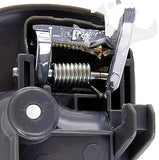 APDTY 93325 Interior Door Handle Rear LH Gray/Chrome