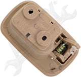 APDTY 93344 Interior Door Handle Rear RH Beige (Ivory)