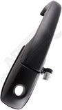 APDTY 93350 Exterior Door Handle Front LH Smooth Finish, Black