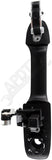 APDTY 93350 Exterior Door Handle Front LH Smooth Finish, Black