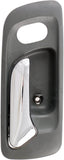 APDTY 93354 Interior Door Handle Front Right Chrome + Green