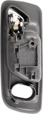 APDTY 93354 Interior Door Handle Front Right Chrome + Green