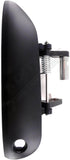 APDTY 93356 Exterior Door Handle Front LH Black w/ keyhole
