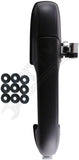 APDTY 93359 Exterior Door Handle Rear RH Smooth Finish, Black