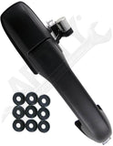 APDTY 93359 Exterior Door Handle Rear RH Smooth Finish, Black
