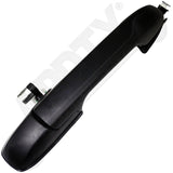 APDTY 93362 Exterior Door Handle Front Right Smooth Finish, Black