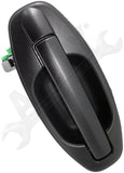 APDTY 93375 Exterior Door Handle Rear Left Flat Black