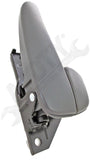 APDTY 93390 Interior Door Handle Front Right, Rear Right Gray