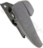 APDTY 93395 Interior Door Handle Front Left, Rear Left Gray