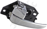 APDTY 93397 Interior Door Handle Front Left, Rear Left with Theft Deterrent, Chr