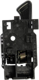 APDTY 93400 Interior Door Handle Front RH, Rear RH Black