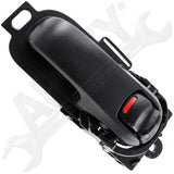 APDTY 93416 Interior Door Handle Front LH, Rear LH Charcoal