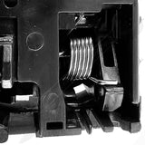 APDTY 93428 Interior Door Handle Front RH, Rear RH Black
