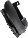 APDTY 93434 Interior Door Handle Front Right, Rear Right Black