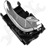 APDTY 93442 Interior Door Handle Front RH, Rear RH Chrome