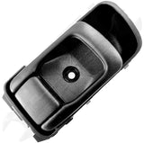 APDTY 93450 Interior Door Handle Front RH, Rear RH Black