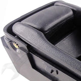 APDTY 93450 Interior Door Handle Front RH, Rear RH Black