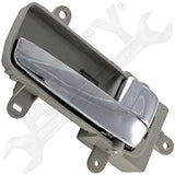APDTY 93452 Interior Door Handle Front RH, Rear RH Gray and Chrome