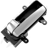 APDTY 93453 Interior Door Handle Front LH, Rear LH Silver and Black