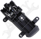 APDTY 93454 Interior Door Handle Front RH, Rear RH Silver and Black