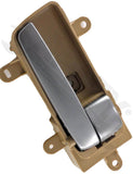 APDTY 93456 Interior Door Handle Front RH, Rear RH Silver and Beige