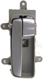 APDTY 93457 Interior Door Handle Front LH, Rear LH Silver and Gray