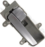APDTY 93457 Interior Door Handle Front LH, Rear LH Silver and Gray