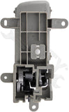 APDTY 93457 Interior Door Handle Front LH, Rear LH Silver and Gray