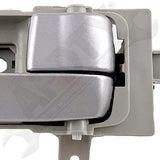 APDTY 93458 Interior Door Handle Front RH, Rear RH Silver and Gray